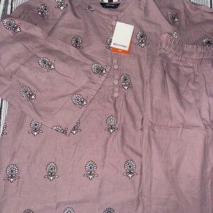 Mauve Floral Women's Tunic